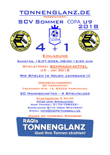 18.07.2026 SCV Sommer COPA U9