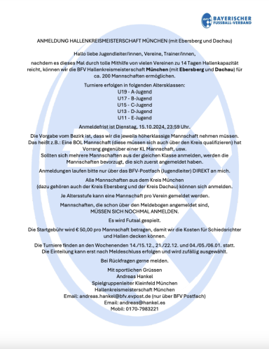 06.01.2025 HallenKreisMeisterschaft München 2025