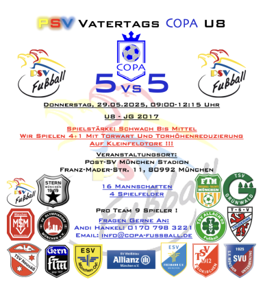 29.05.2025 PSV Vatertagsturnier U8