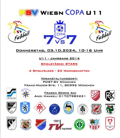 03.10.2024 PSV Wiesn COPA U11