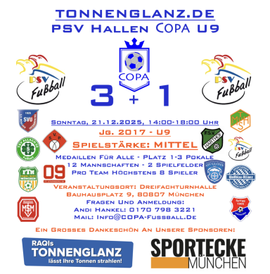 21.12.2025 PSV Hallen COPA U9