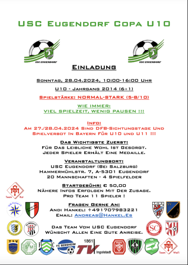 28.04.2024 USC Eugendorf COPA U10