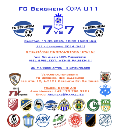 17.05.2025 FC Bergheim COPA U11