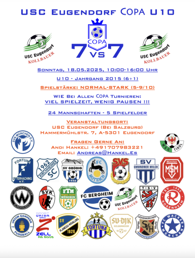 18.05.2025 USC Eugendorf COPA U10