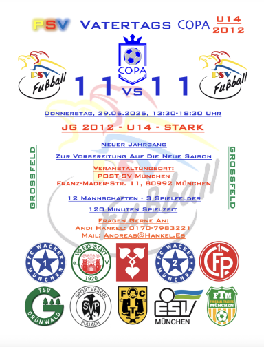 29.05.2025 PSV Vatertagsturnier U13