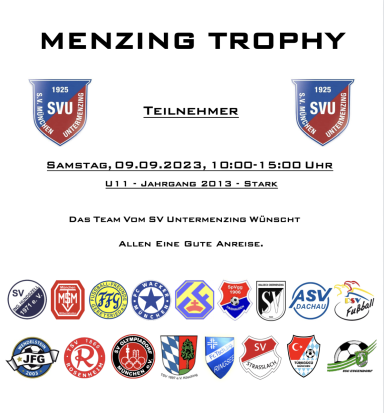 09.09.2023 Menzing Trophy U11