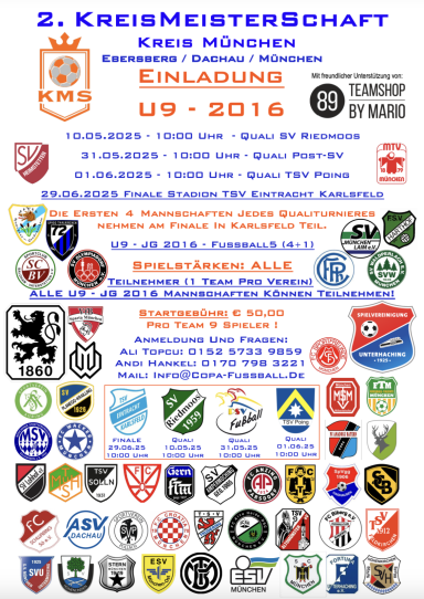 29.06.2025 FINALE KMS KreisMeisterSchaft U9 München
