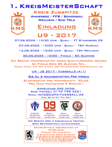 1. KreisMeisterSchaft Zugspitze U9