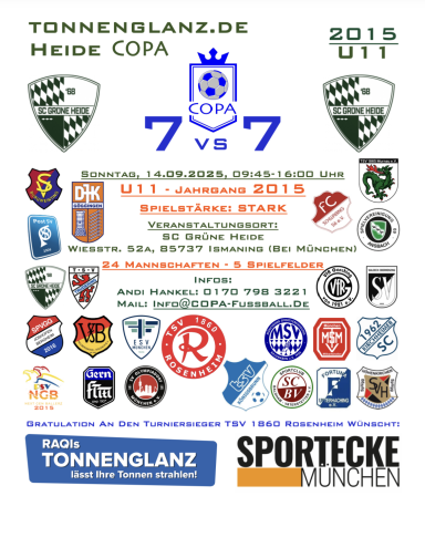 14.09.2025 Tonnenglanz.de Heide COPA U11